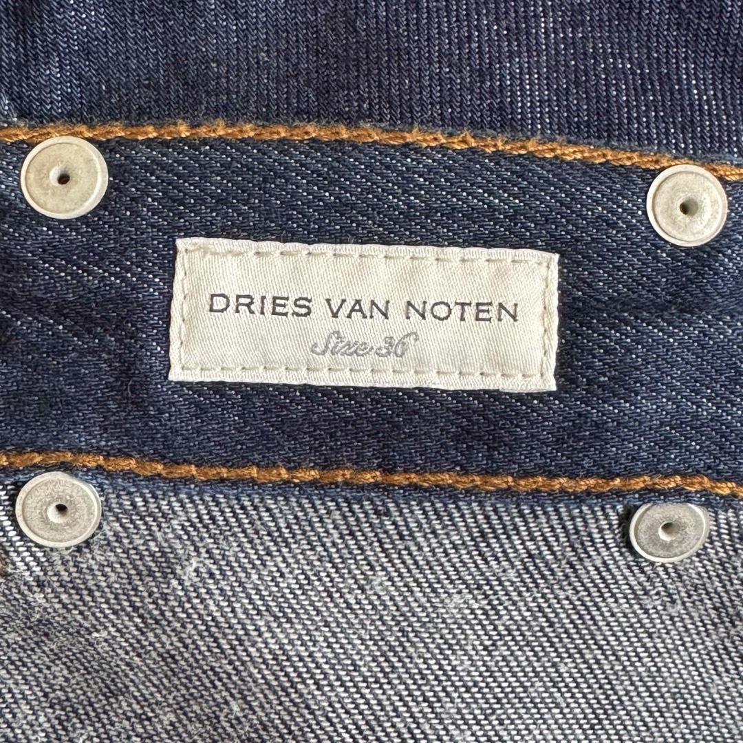 DRIES VAN NOTEN - DRIES VAN NOTEN Wide Leg Jeans Indigoの DRIES VAN NOTEN - DRIES VAN NOTEN Wide Leg Jeans Indigoの