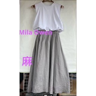 Mila Owen - アメスリマキシ丈ワンピース グリーン 1の通販 by Mila Owen - アメスリマキシ丈ワンピース グリーン 1の通販 by