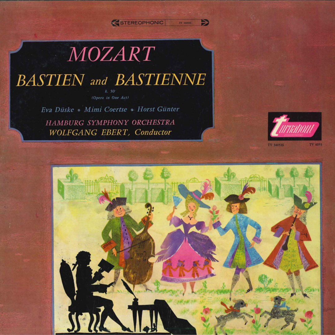 米LP Wolfgang Amadeus Mozart - Eva D?ske, Mimi Coertse, Horst G?nter, Hamburger Symphoniker, Wolfgang Ebert Bastien And Bastienne, K. 50 (Opera In One Act) TV34053S Turnabout /00260 エンタメ/ホビーのエンタメ その他(その他)の商品写真