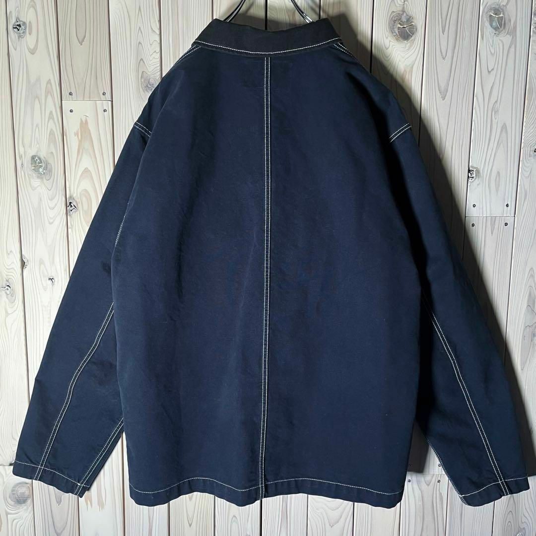STUSSY - 【美品 XL】ステューシー 刺繍ロゴ ブラッシュド STUSSY - 【美品 XL】ステューシー 刺繍ロゴ ブラッシュド