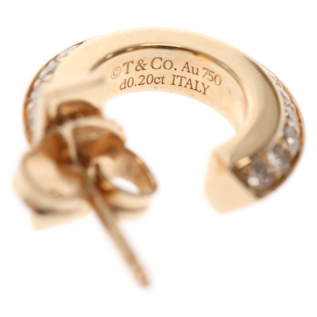 TIFFANY&Co ティファニー Tワン フープ ピアス ダイヤモンド TIFFANY&Co ティファニー Tワン フープ ピアス ダイヤモンド