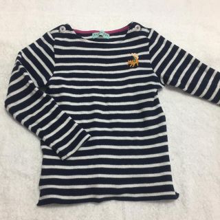 ハッカキッズ(hakka kids)の未使用 100 HAKKA kids ボーダー ロンT(Tシャツ/カットソー)