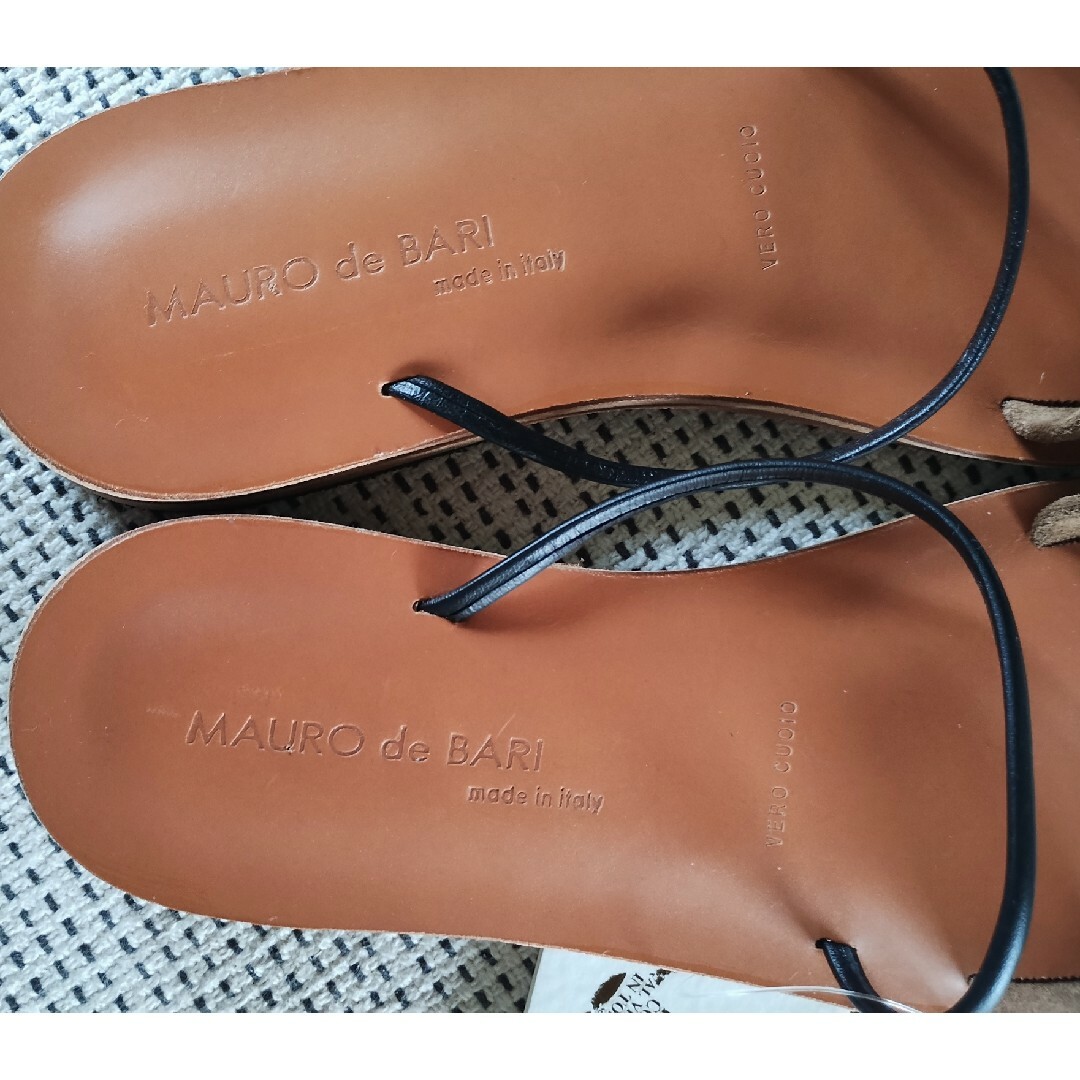 MAURO de BARI - ほぼ新品!MAURO de BARIイタリア製サンダル37 MAURO de BARI - ほぼ新品!MAURO de BARIイタリア製サンダル37