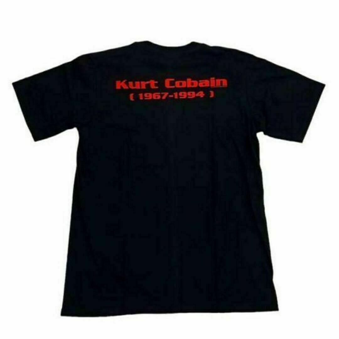 ニルヴァーナ 半袖Tシャツ カートコバーン バンドT ロックT 黒 L ニルヴァーナ 半袖Tシャツ カートコバーン バンドT ロックT 黒 L