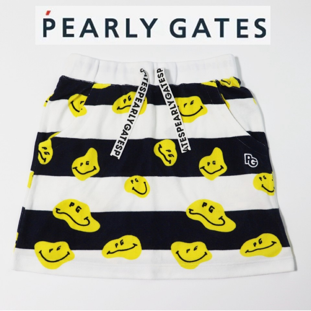 PEARLY GATES - 《パーリーゲイツ》新品 パイル地 ニコちゃん総 PEARLY GATES - 《パーリーゲイツ》新品 パイル地 ニコちゃん総