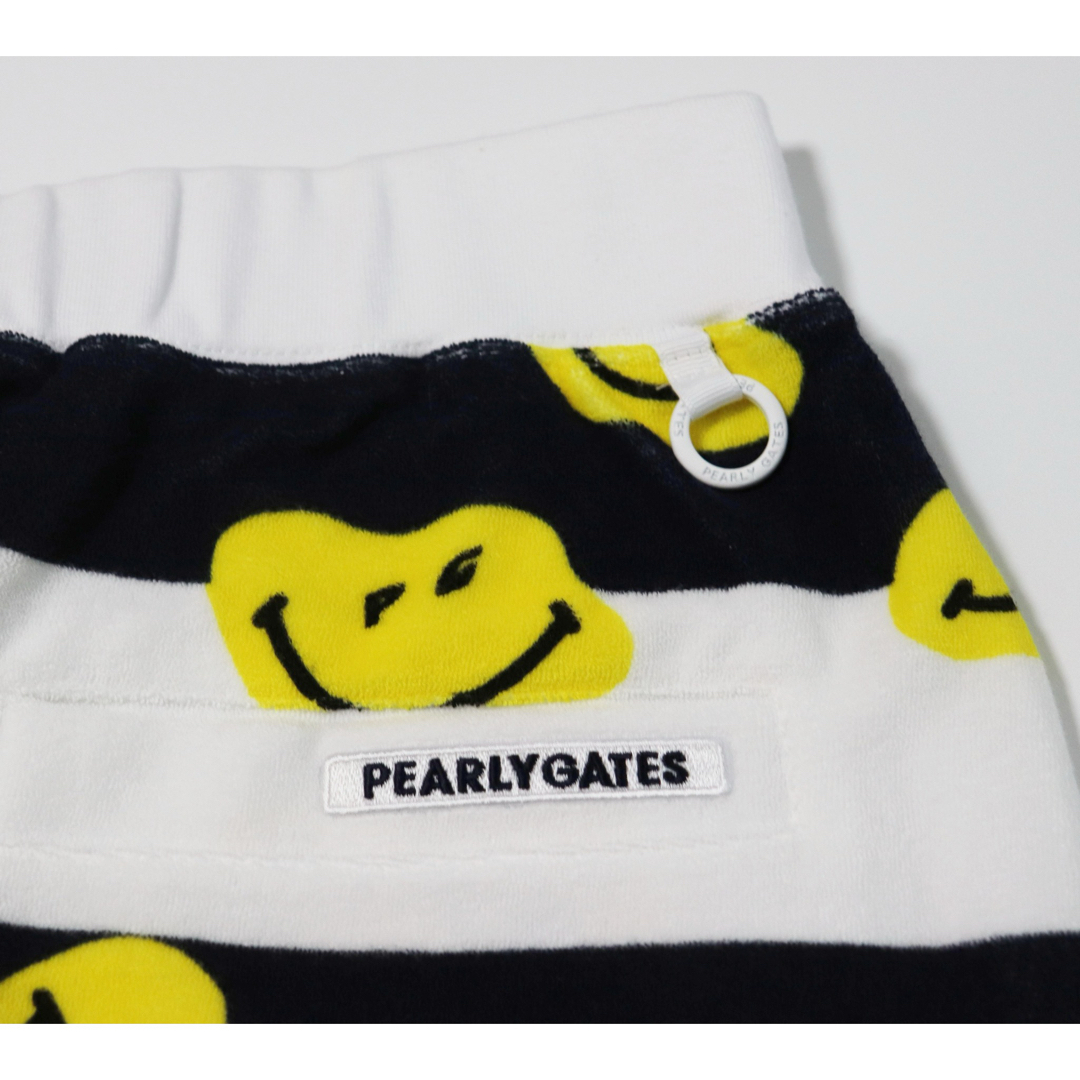 PEARLY GATES - 《パーリーゲイツ》新品 パイル地 ニコちゃん総 PEARLY GATES - 《パーリーゲイツ》新品 パイル地 ニコちゃん総