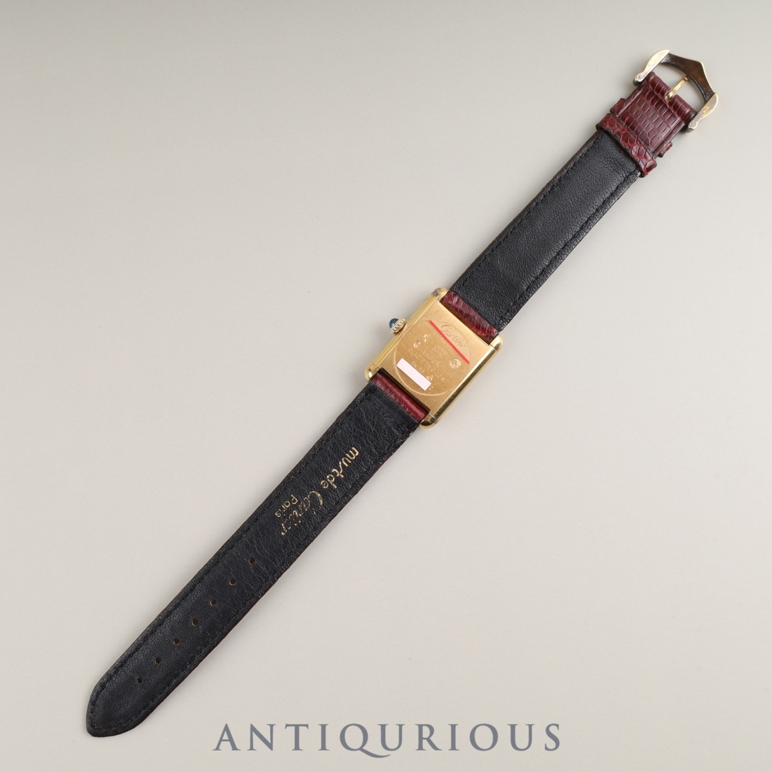 Cartier - カルティエ マストタンク SM 手巻き SV925 純正革 Cartier - カルティエ マストタンク SM 手巻き SV925 純正革