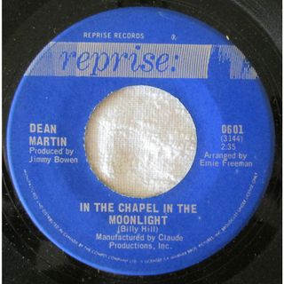 加7” Dean Martin In The Chapel In The Moonlight 0601 Reprise Records /00080(その他)