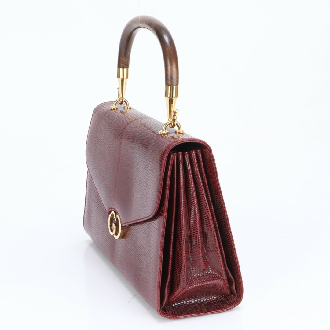 大人も着やすいシンプルファッション GUCCI リザード GG オールドグッチ ヴィンテージ 極美品 - バッグ
