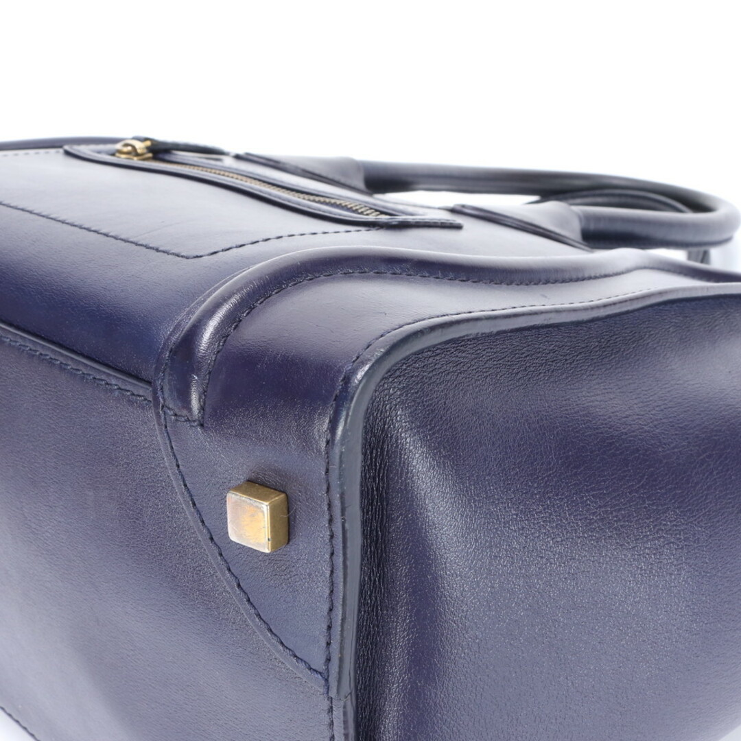 CELINE - 極美品 セリーヌ ラゲージ ミニ ショッパー レザー CELINE - 極美品 セリーヌ ラゲージ ミニ ショッパー レザー