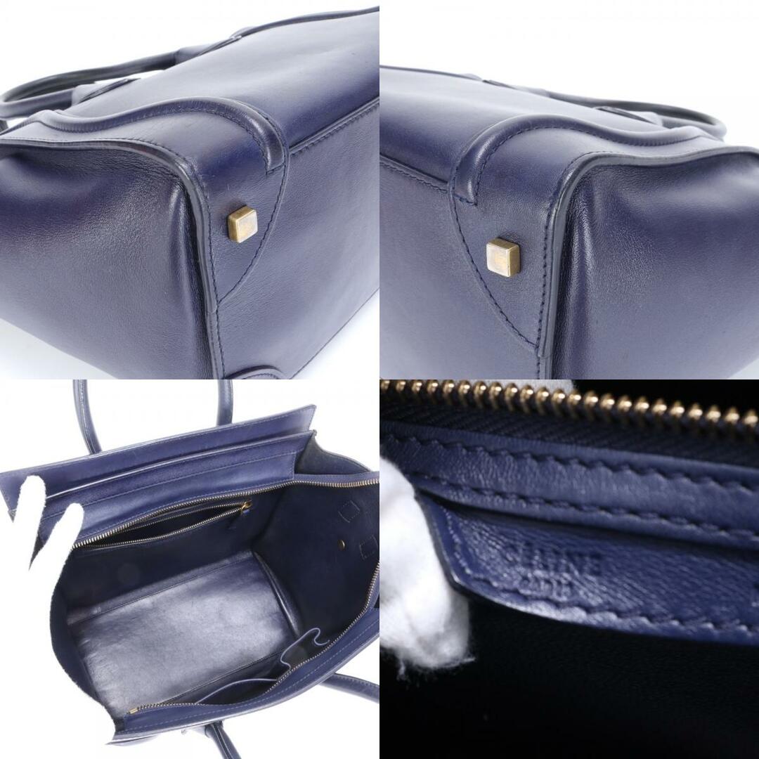CELINE - 極美品 セリーヌ ラゲージ ミニ ショッパー レザー CELINE - 極美品 セリーヌ ラゲージ ミニ ショッパー レザー