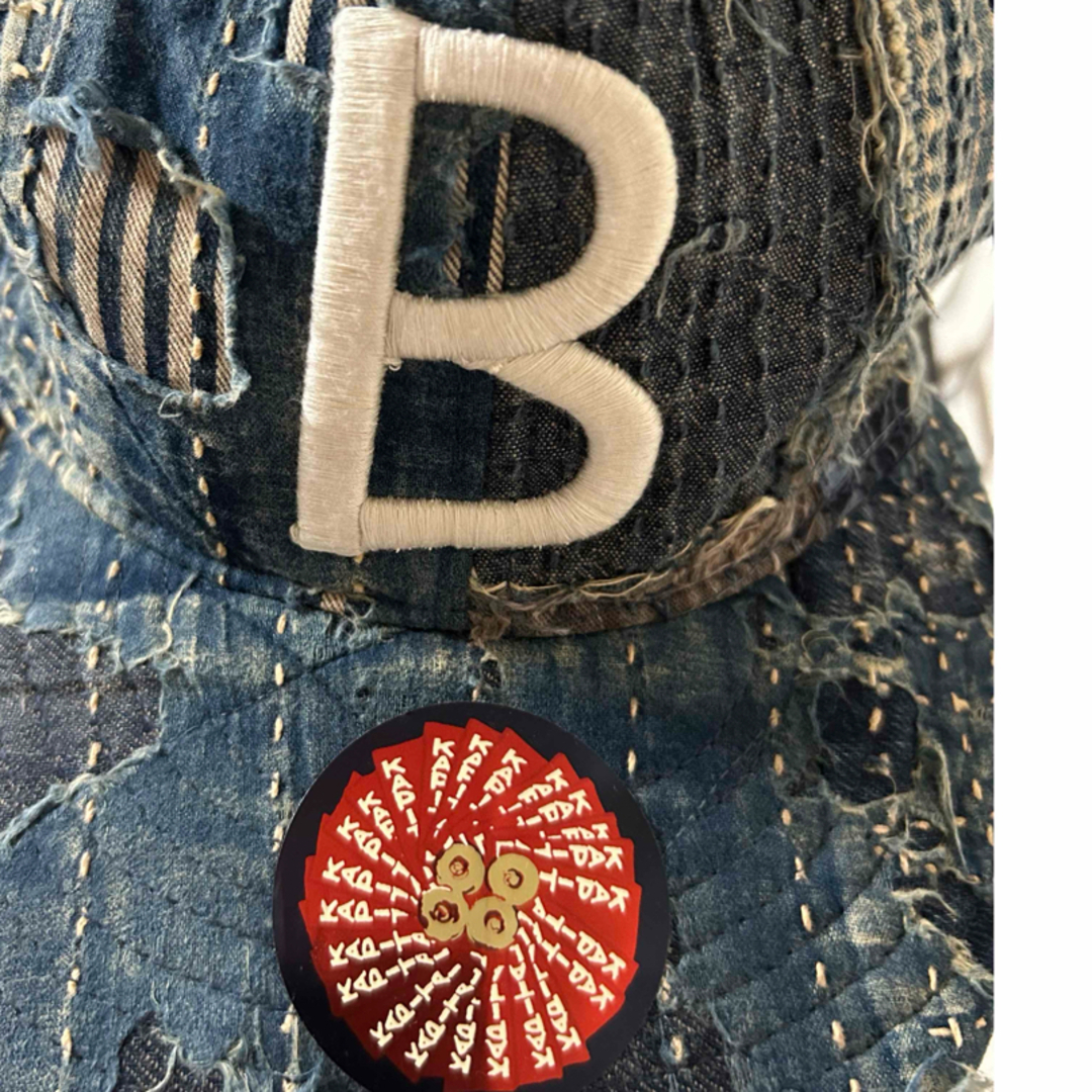KAPITAL - KAPITAL BORO BASEBALL CAP 襤褸 刺し子 キャピタルの KAPITAL - KAPITAL BORO BASEBALL CAP 襤褸 刺し子 キャピタルの