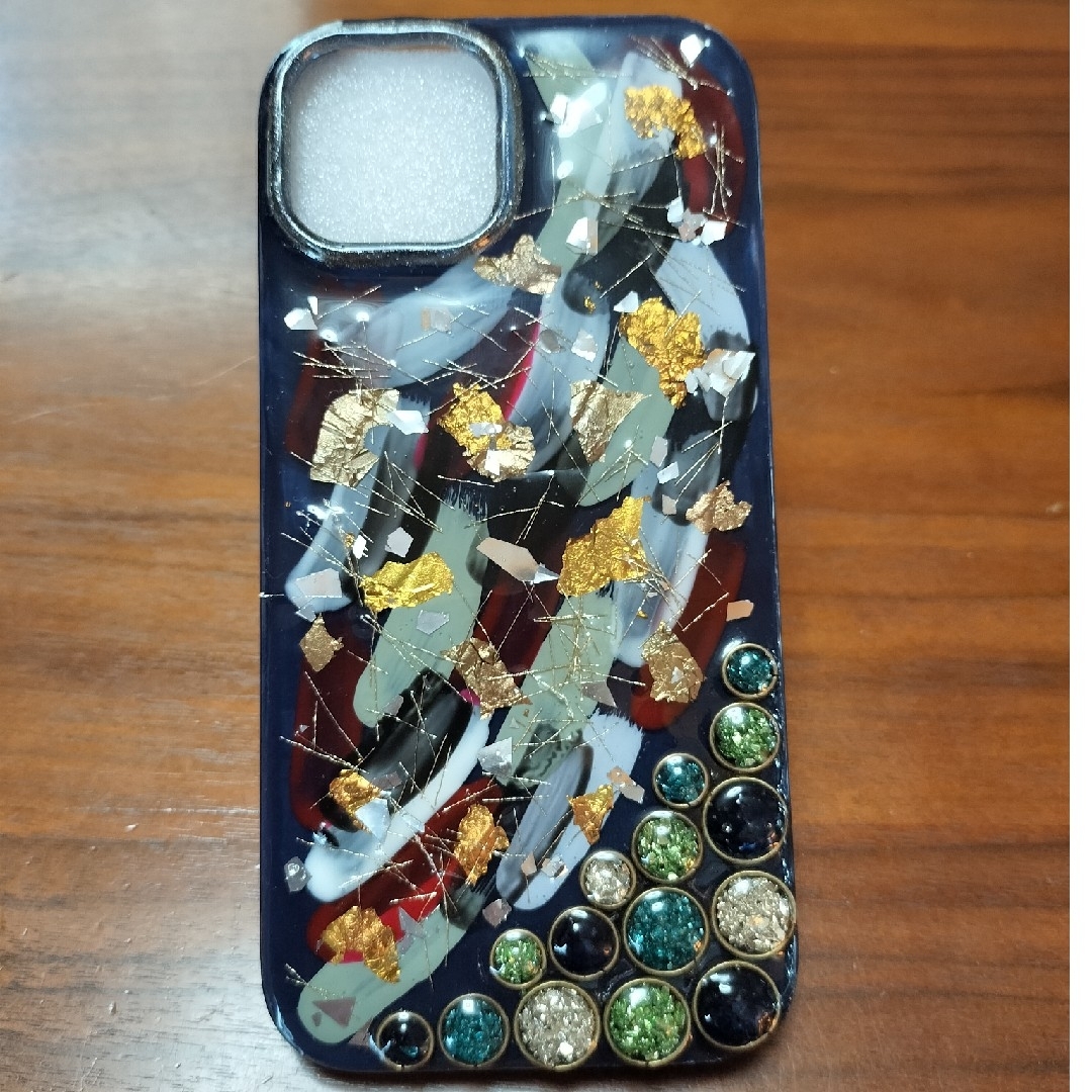 ハンドメイドiPhoneスマホケース ハンドメイドのスマホケース/アクセサリー(スマホケース)の商品写真