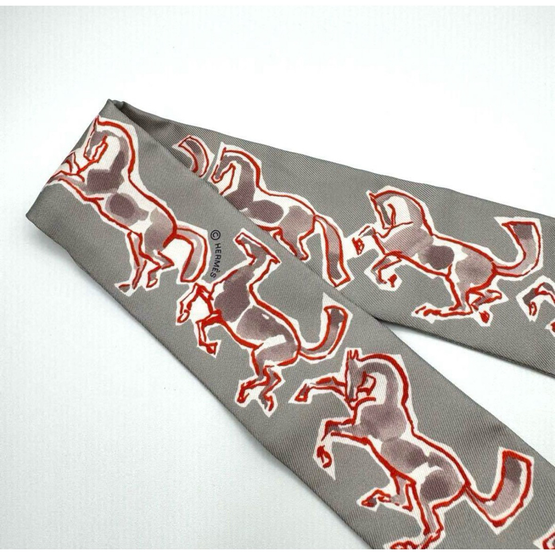 HERMES - 【希少品】エルメス ツイリー 自由の馬 Chevaux en HERMES - 【希少品】エルメス ツイリー 自由の馬 Chevaux en
