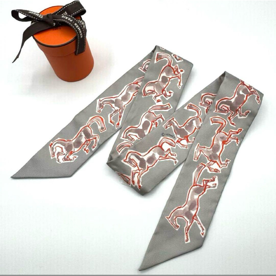 HERMES - 【希少品】エルメス ツイリー 自由の馬 Chevaux en HERMES - 【希少品】エルメス ツイリー 自由の馬 Chevaux en