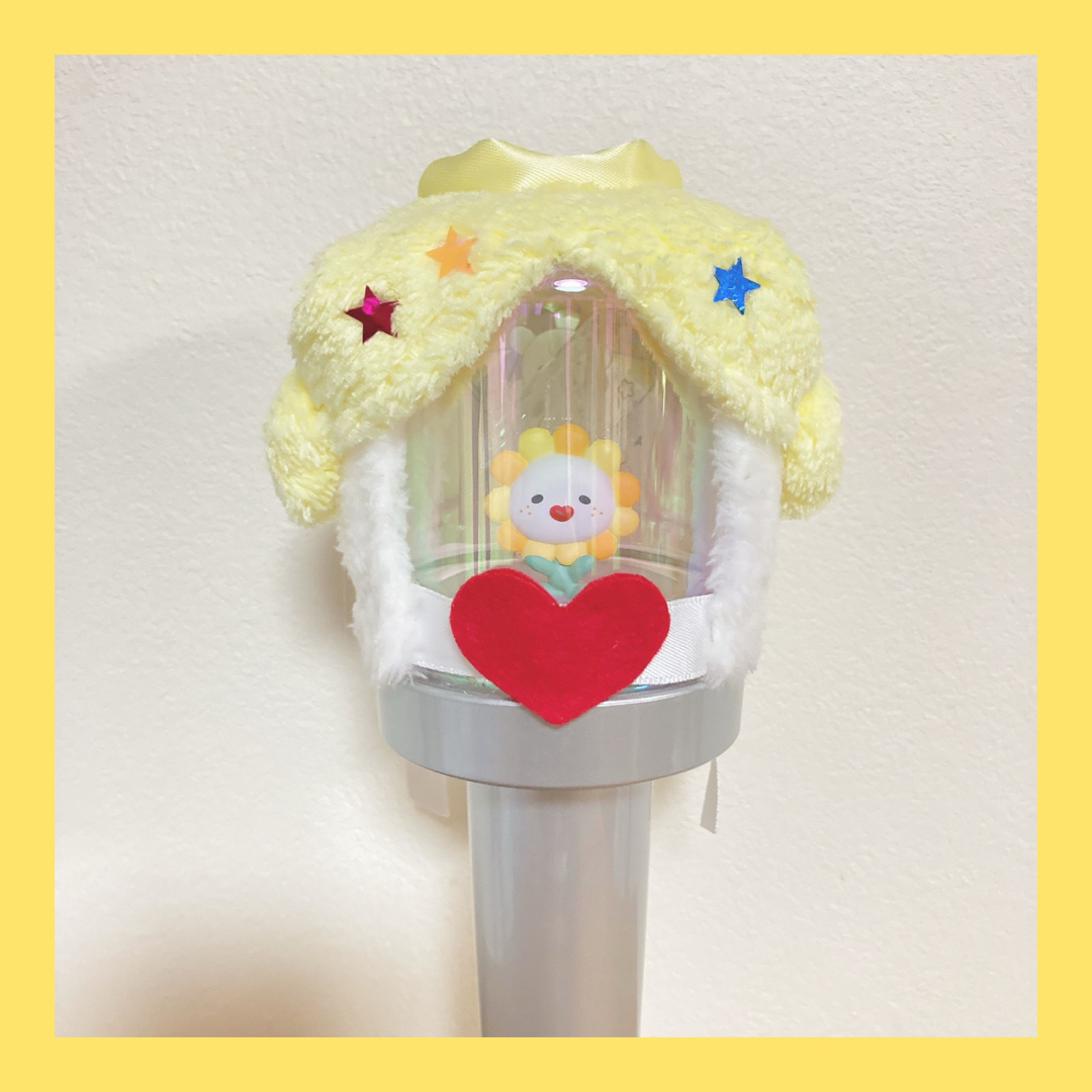 JOCHUMモコ ペンライトカバー☆ハンドメイドの通販 by ひな's JOCHUMモコ ペンライトカバー☆ハンドメイドの通販 by ひな's