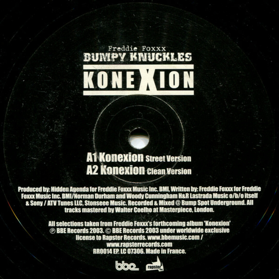 仏12" Freddie Foxxx / Bumpy Knuckles Konexion / P.A.I.N.E. / Scram RR0014EP Rapster Records, BBE /00250 エンタメ/ホビーのエンタメ その他(その他)の商品写真