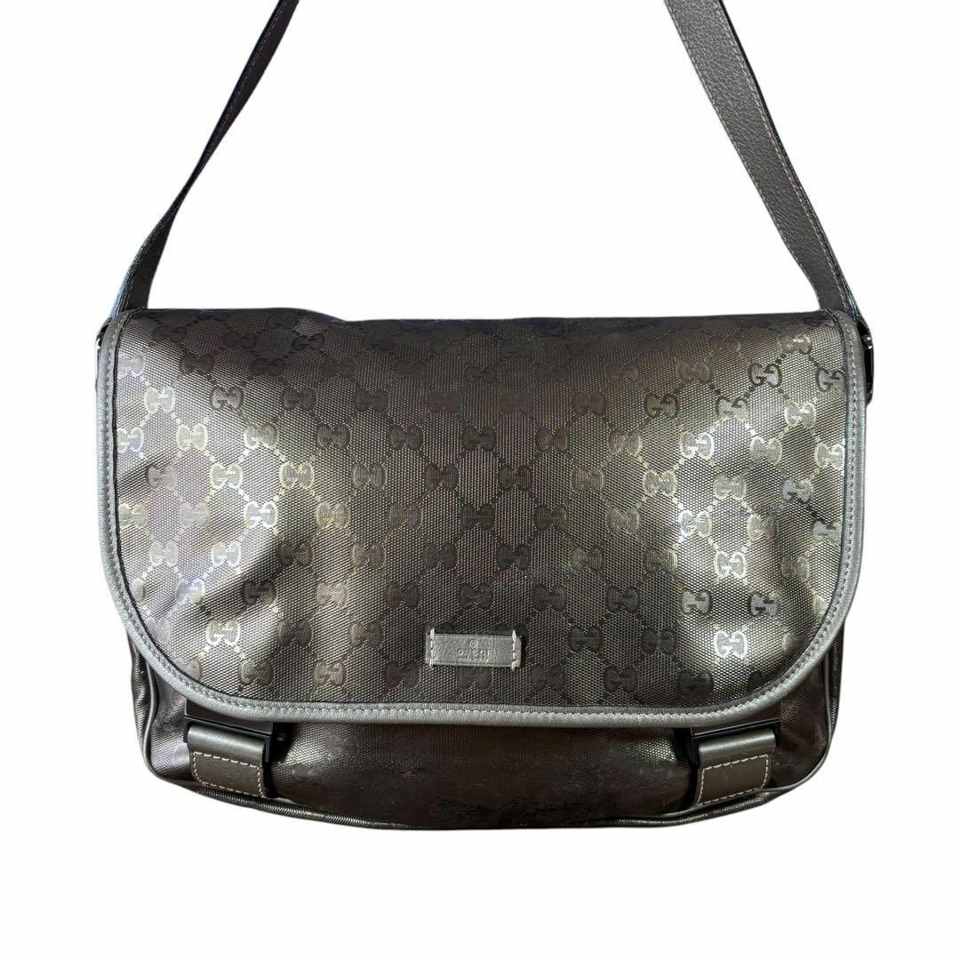 GUCCI - GUCCI グッチ ショルダー メッセンジャーバッグ PVC GUCCI - GUCCI グッチ ショルダー メッセンジャーバッグ PVC