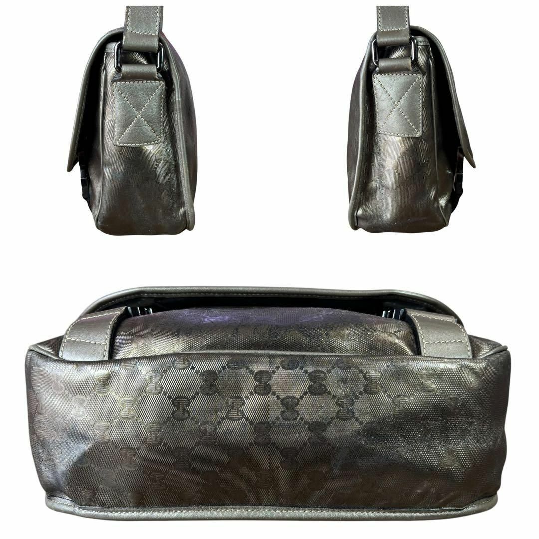 GUCCI - GUCCI グッチ ショルダー メッセンジャーバッグ PVC GUCCI - GUCCI グッチ ショルダー メッセンジャーバッグ PVC