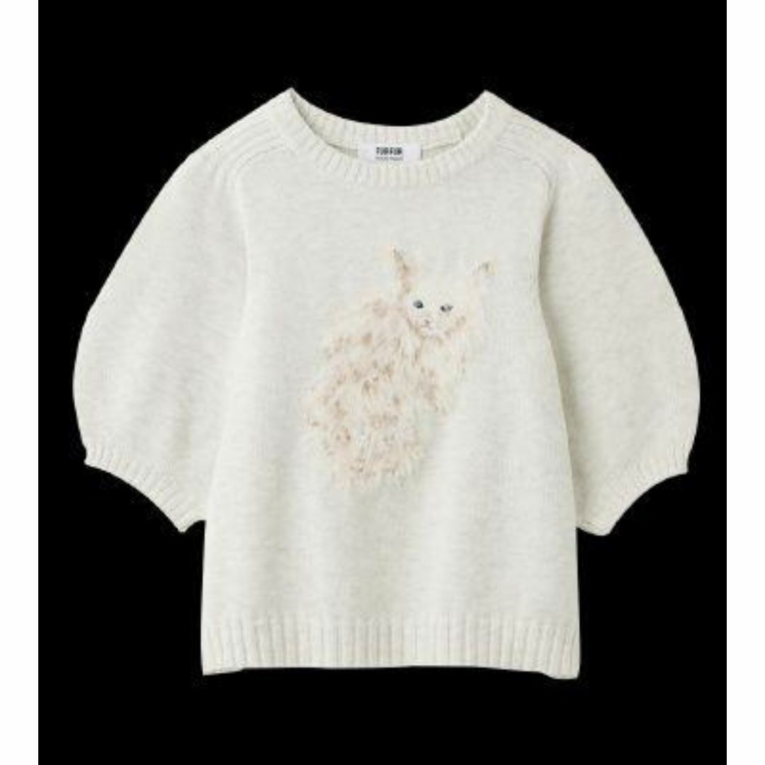 fur fur - FURFUR 樋上公実子コラボ“Ru”ジャガードニット【完売 fur fur - FURFUR 樋上公実子コラボ“Ru”ジャガードニット【完売