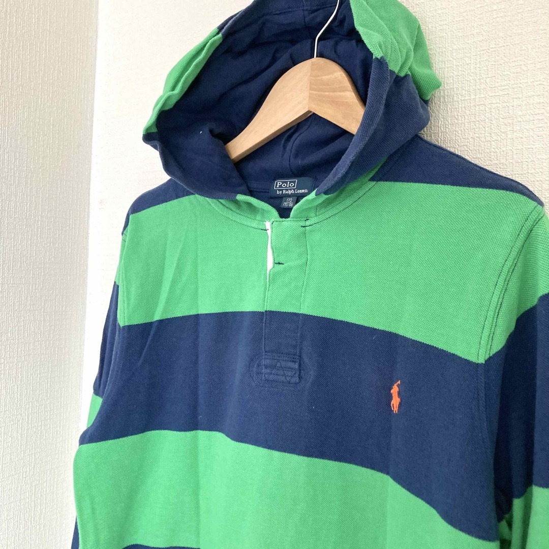POLO RALPH LAUREN - ラルフローレン ラガーシャツ フード付き POLO RALPH LAUREN - ラルフローレン ラガーシャツ フード付き