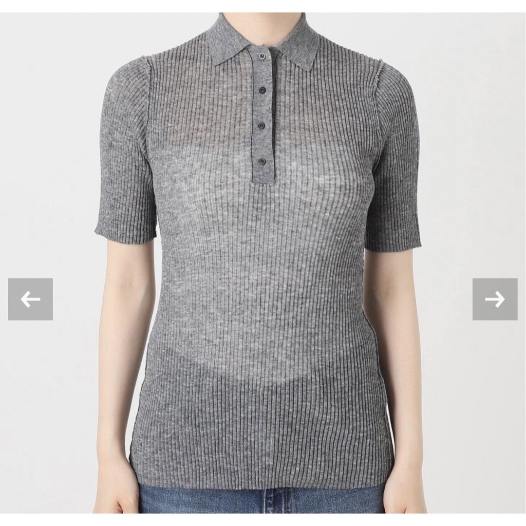 Plage - Plage☆ SHEER RIB POLO ニットの通販 by kuroko's shop Plage - Plage☆ SHEER RIB POLO ニットの通販 by kuroko's shop