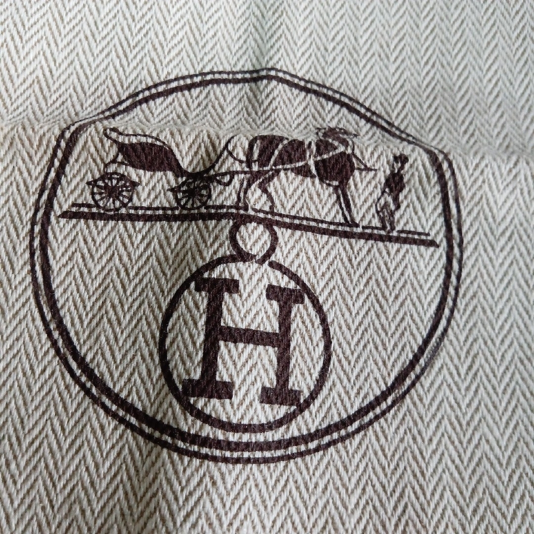 HERMES - 新品 正規品HERMES エルメス保存袋 巾着袋 布袋 縦47 HERMES - 新品 正規品HERMES エルメス保存袋 巾着袋 布袋 縦47