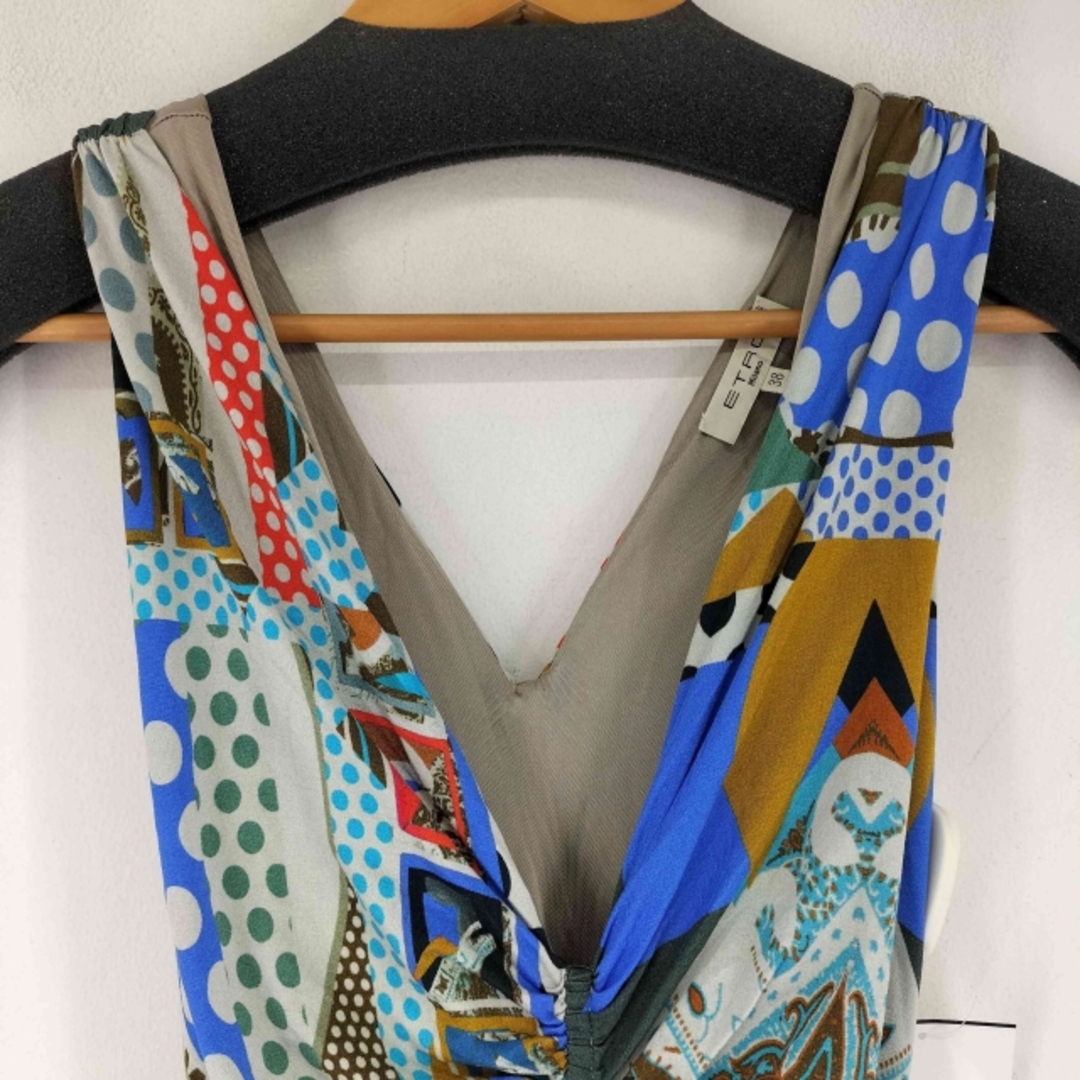 ETRO - ETRO(エトロ) 総柄 レーヨン混 ノースリーブワンピース ETRO - ETRO(エトロ) 総柄 レーヨン混 ノースリーブワンピース
