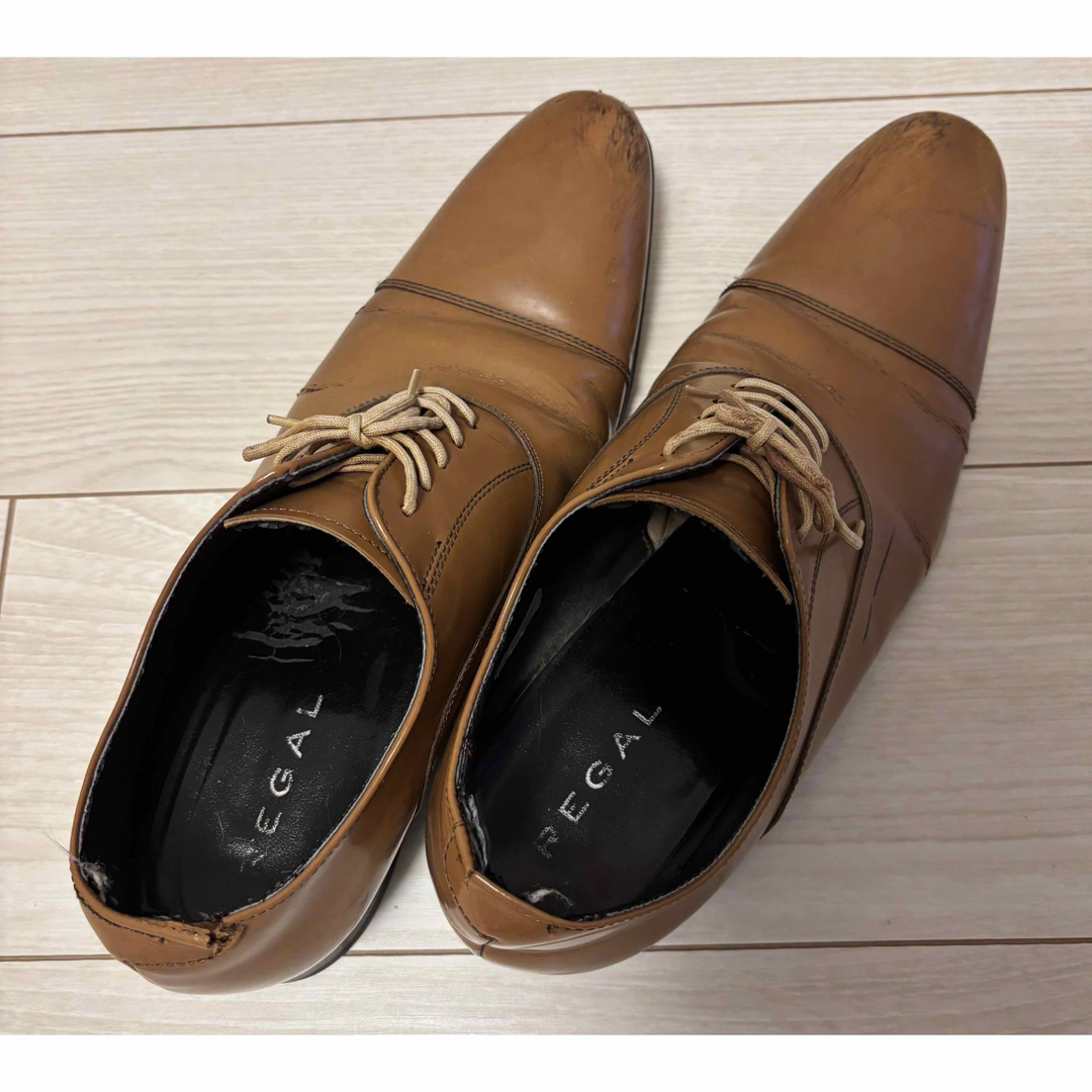 REGAL - REGAL ブラウン ドレスシューズ 中古品 25.5 ビジネス REGAL - REGAL ブラウン ドレスシューズ 中古品 25.5 ビジネス