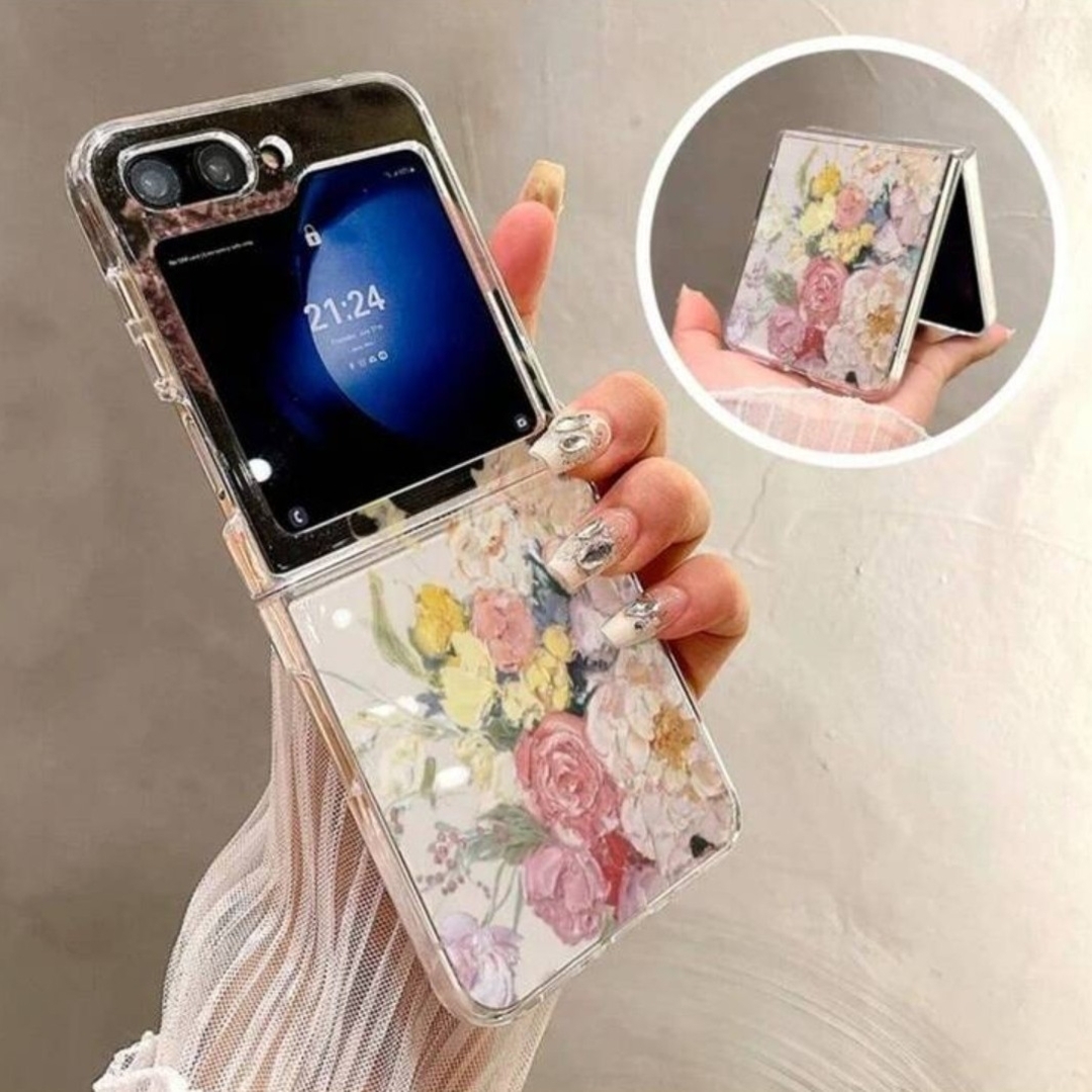 Galaxy - 【新品未使用】Galaxy Z Flip6 ♡ 小花柄スマホケース Galaxy - 【新品未使用】Galaxy Z Flip6 ♡ 小花柄スマホケース