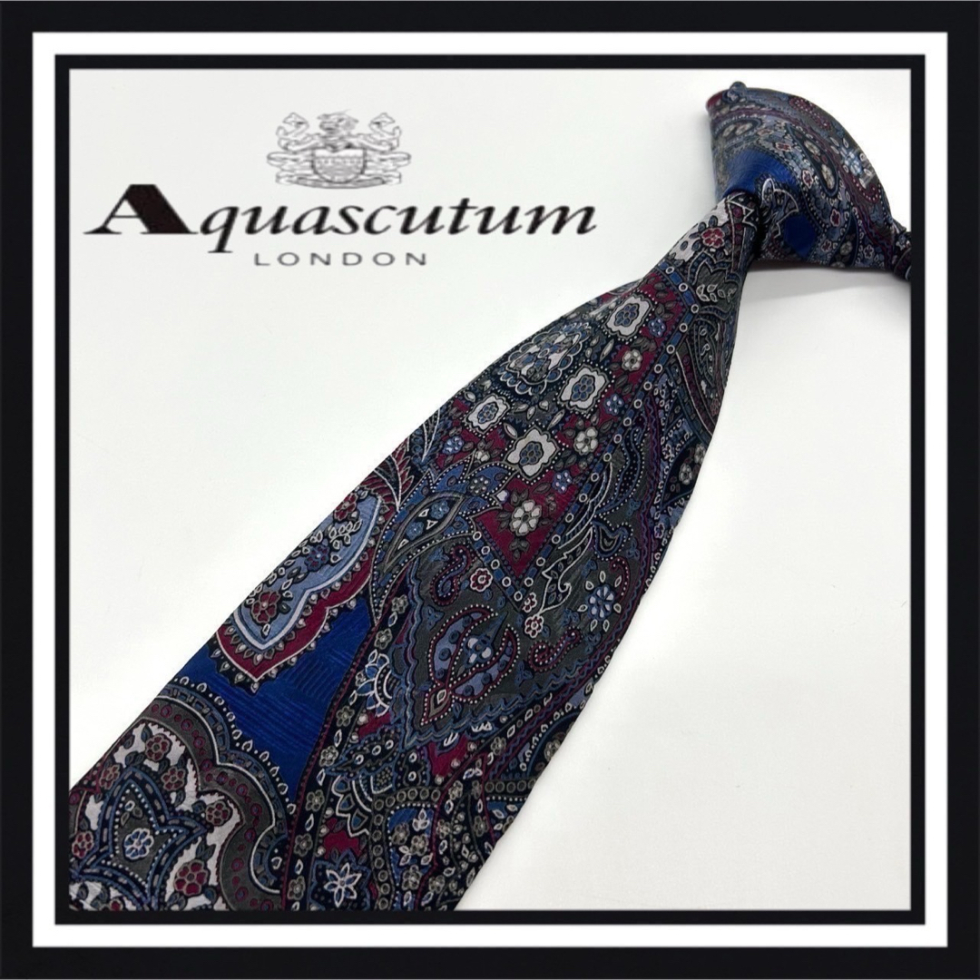 AQUA SCUTUM - 【高級ブランド】Aquascutum アクアスキュータム AQUA SCUTUM - 【高級ブランド】Aquascutum アクアスキュータム