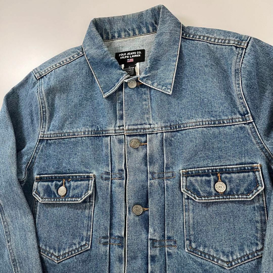 90s POLOJEANS 2nd デニムジャケット ラルフローレン 古着の通販 90s POLOJEANS 2nd デニムジャケット ラルフローレン 古着の通販