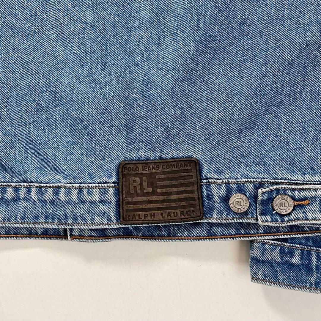 90s POLOJEANS 2nd デニムジャケット ラルフローレン 古着の通販 90s POLOJEANS 2nd デニムジャケット ラルフローレン 古着の通販