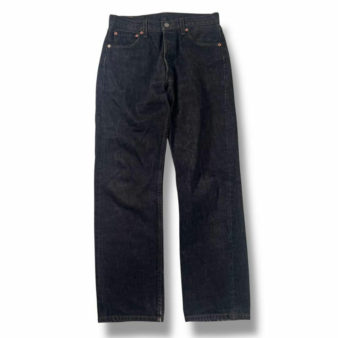 Levi's - USA製 リーバイス 501 先染め ブラックデニム w30 古着 Levi's - USA製 リーバイス 501 先染め ブラックデニム w30 古着