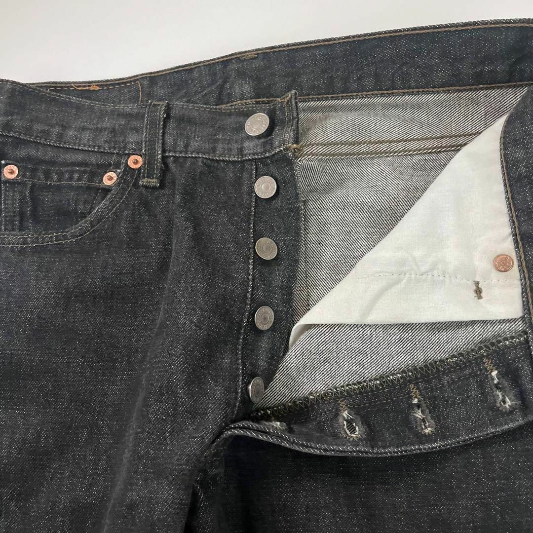 Levi's - USA製 リーバイス 501 先染め ブラックデニム w30 古着 Levi's - USA製 リーバイス 501 先染め ブラックデニム w30 古着