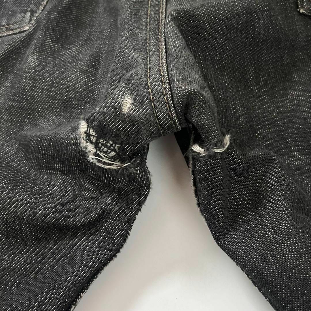 Levi's - USA製 リーバイス 501 先染め ブラックデニム w30 古着 Levi's - USA製 リーバイス 501 先染め ブラックデニム w30 古着