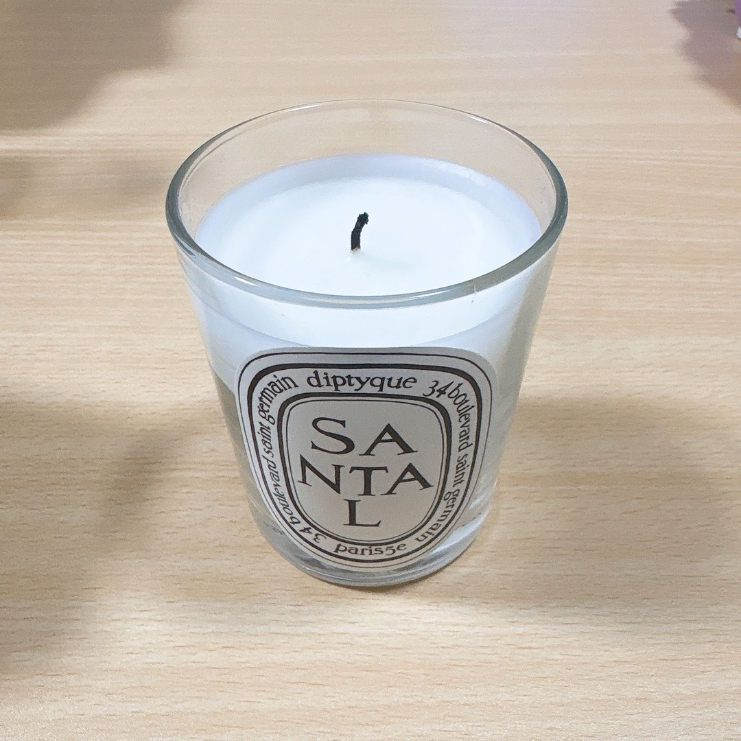 diptyque - diptyque SANTAL アロマキャンドル 190g 箱付きの diptyque - diptyque SANTAL アロマキャンドル 190g 箱付きの