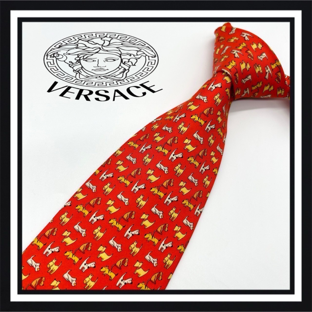 VERSACE - 【高級ブランド】VERSACE ヴェルサーチ ネクタイの VERSACE - 【高級ブランド】VERSACE ヴェルサーチ ネクタイの