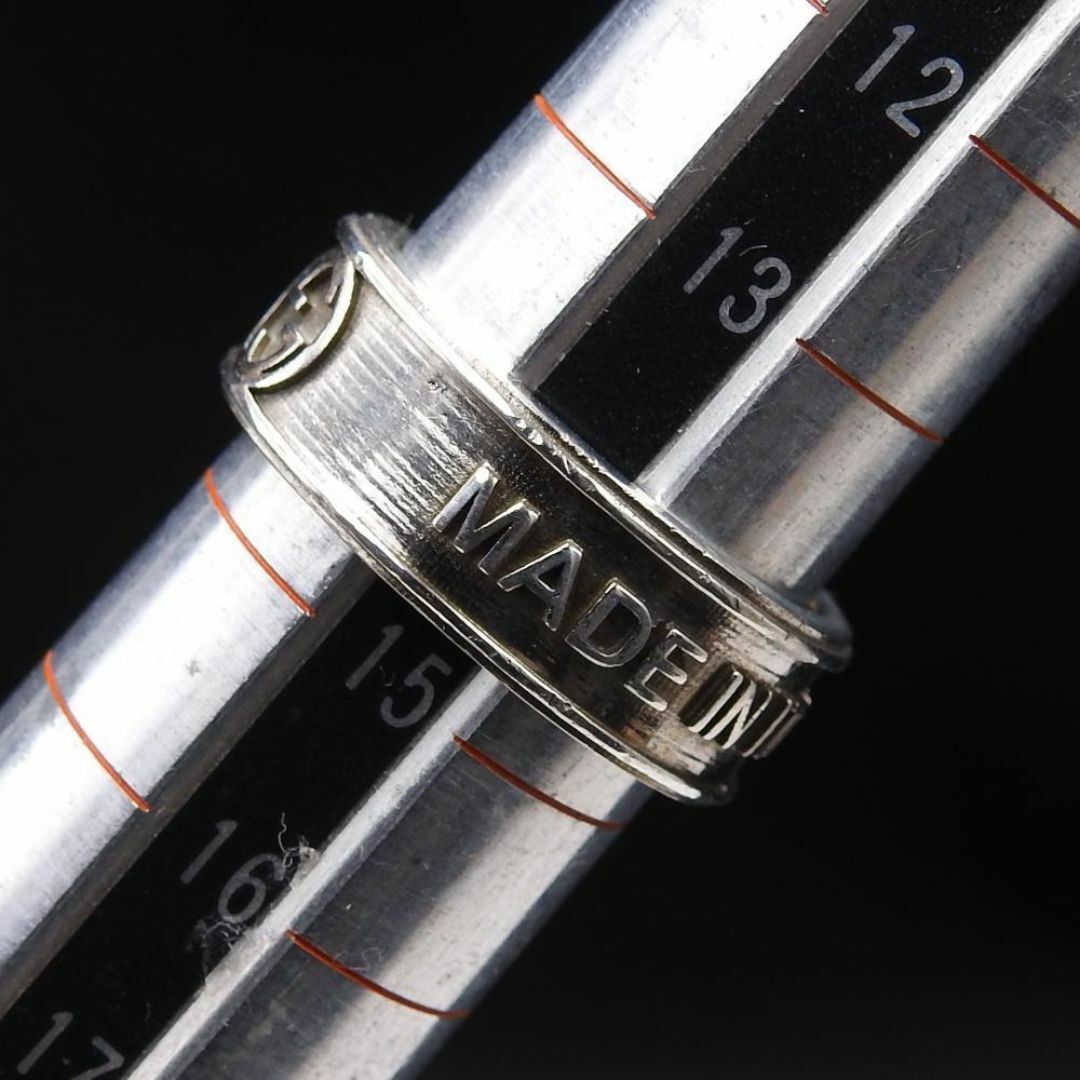 GUCCI - グッチ GUCCI ヴィンテージ ロゴ入り #15 リング SV925 GUCCI - グッチ GUCCI ヴィンテージ ロゴ入り #15 リング SV925