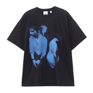 BURBERRY - BURBERRY バーバリー フロント ブランドロゴ 半袖T BURBERRY - BURBERRY バーバリー フロント ブランドロゴ 半袖T