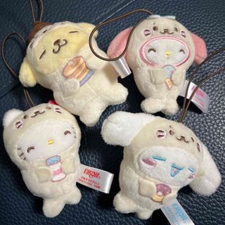 しろたん × サンリオ マスコット　マイメロ シナモロール ハローキティ (ぬいぐるみ)