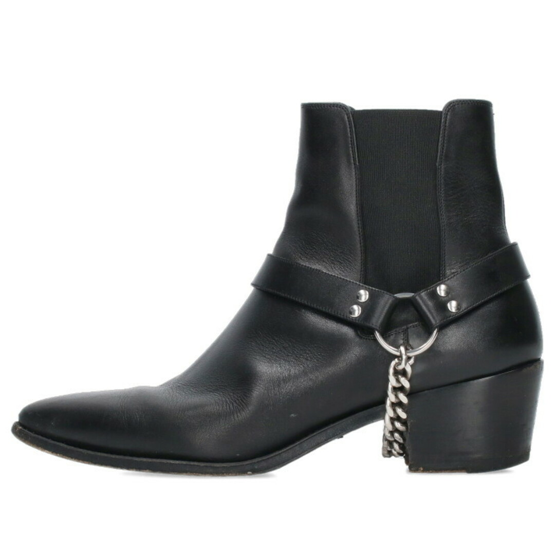 CELINE - セリーヌ カマルグ チェーンストラップヒールブーツ CELINE - セリーヌ カマルグ チェーンストラップヒールブーツ