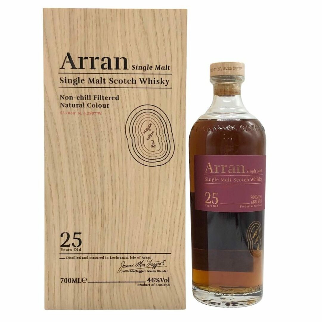 アラン シングルモルト 25年 46% 700ml Arran【P1】の通販 by アラン シングルモルト 25年 46% 700ml Arran【P1】の通販 by