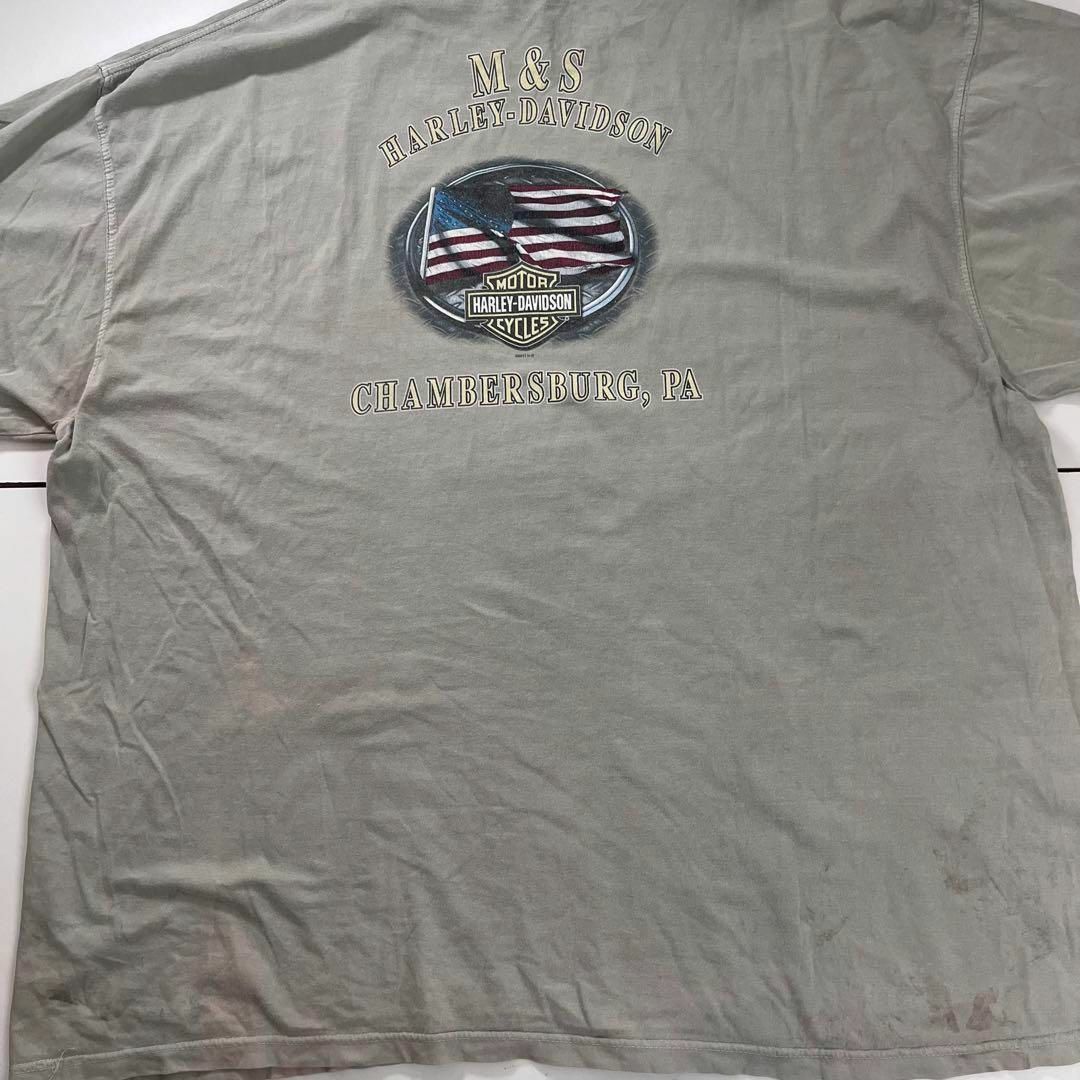 Harley Davidson - ハーレーダビッドソン 古着 ミリタリー T Harley Davidson - ハーレーダビッドソン 古着 ミリタリー T