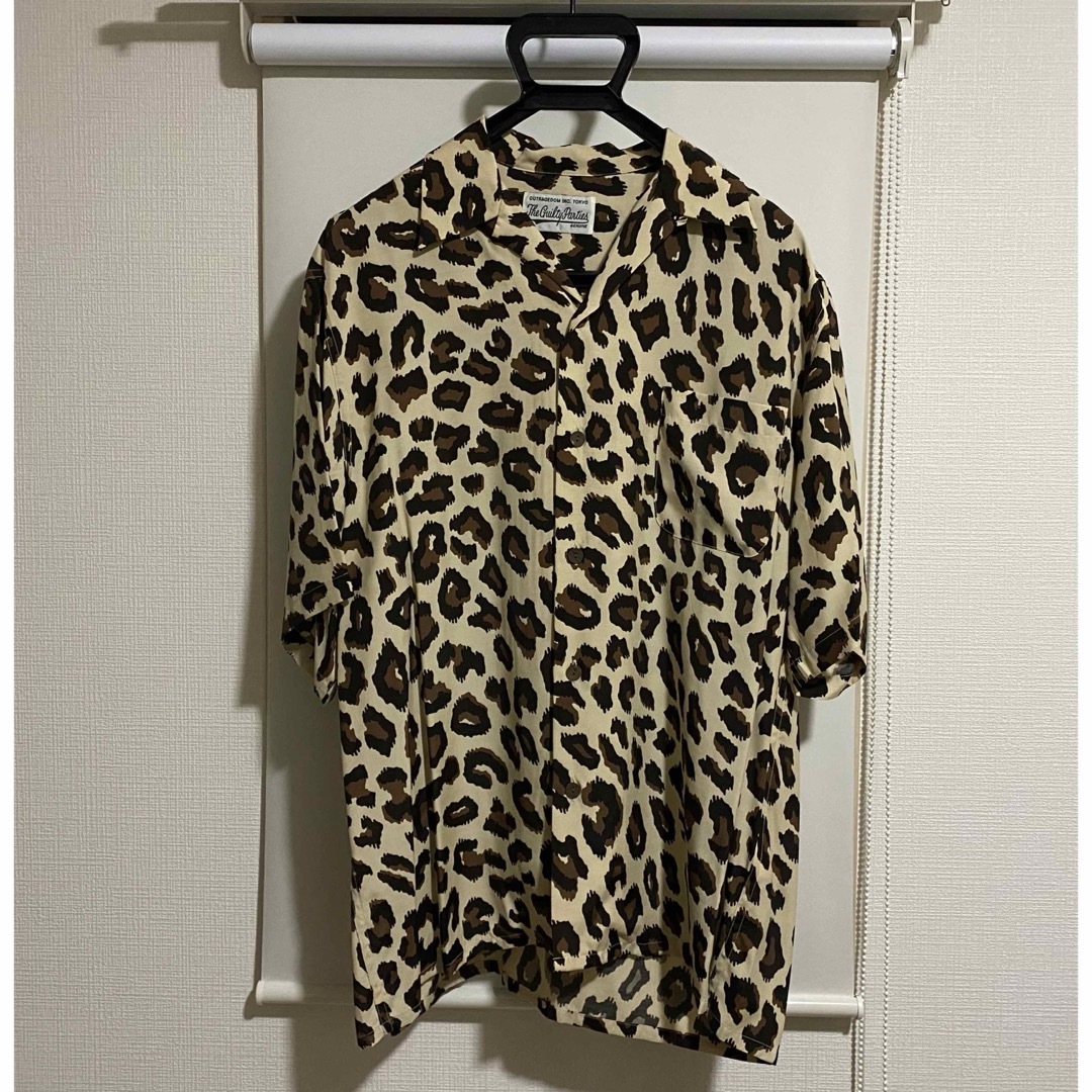 WACKO MARIA - WACKO MARIA LEOPARD OPEN COLLAR SHIRTの通販 by WACKO MARIA - WACKO MARIA LEOPARD OPEN COLLAR SHIRTの通販 by