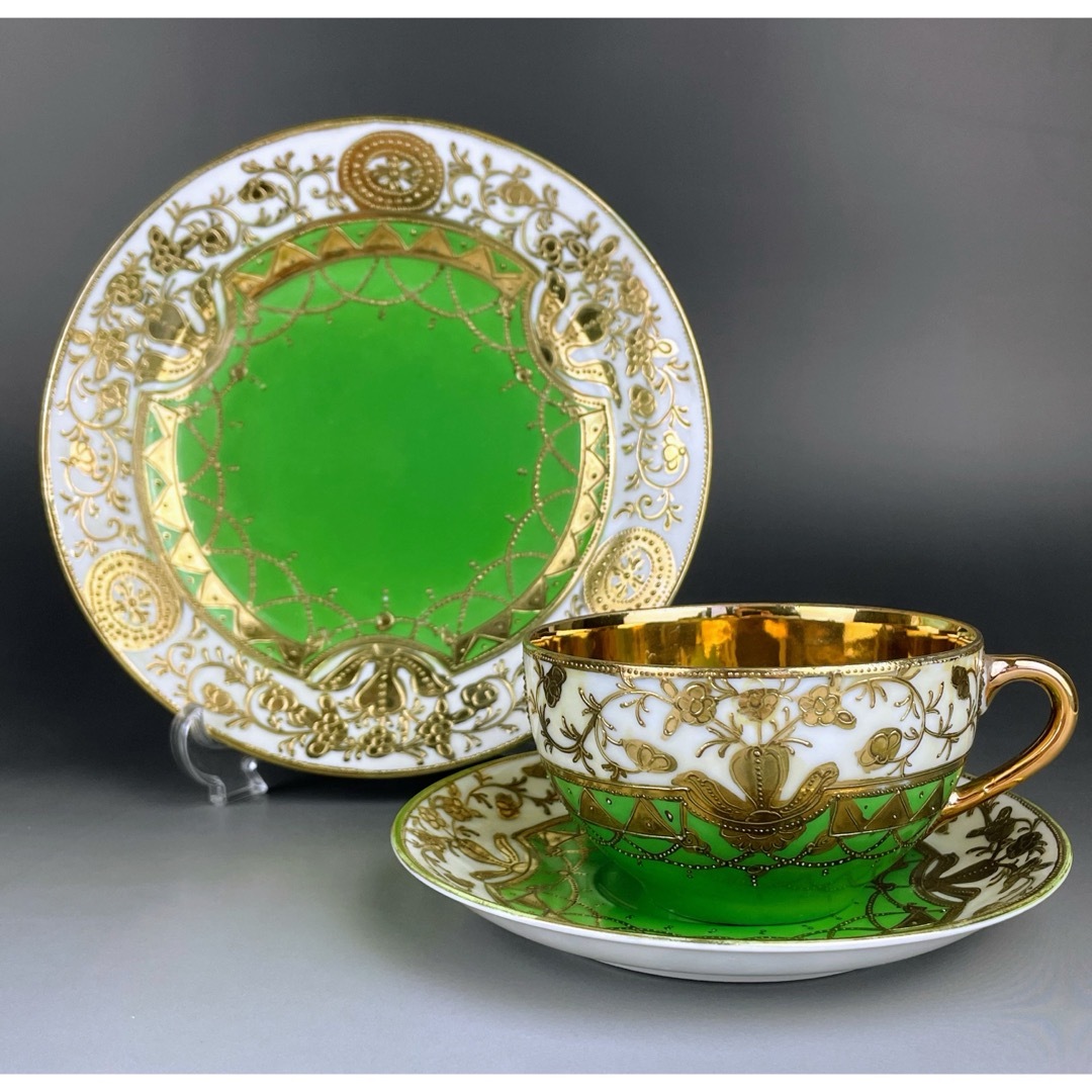Noritake - オールドニッポン ティーカップ ソーサー トリオ Noritake - オールドニッポン ティーカップ ソーサー トリオ