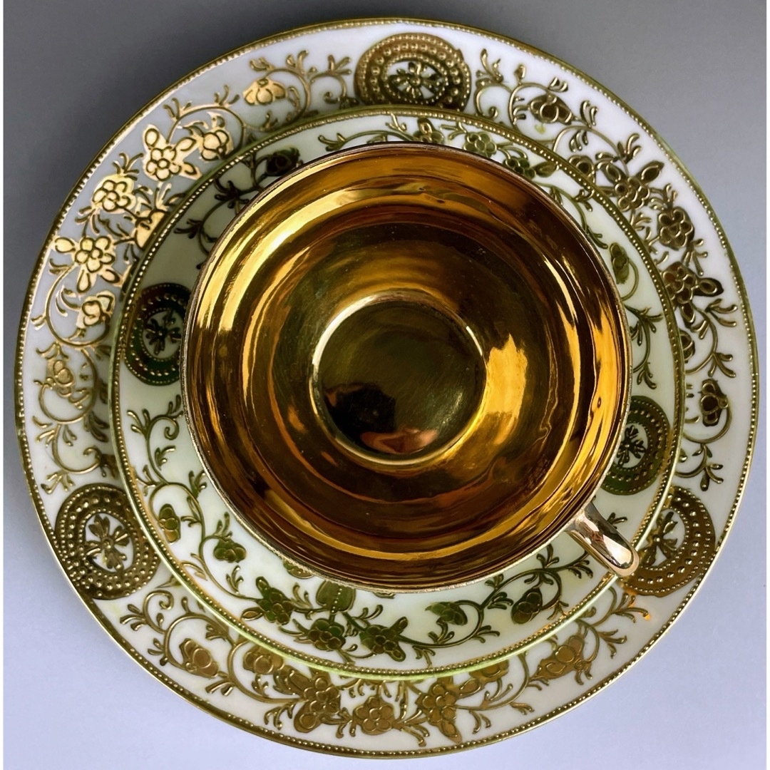 Noritake - オールドニッポン ティーカップ ソーサー トリオ Noritake - オールドニッポン ティーカップ ソーサー トリオ