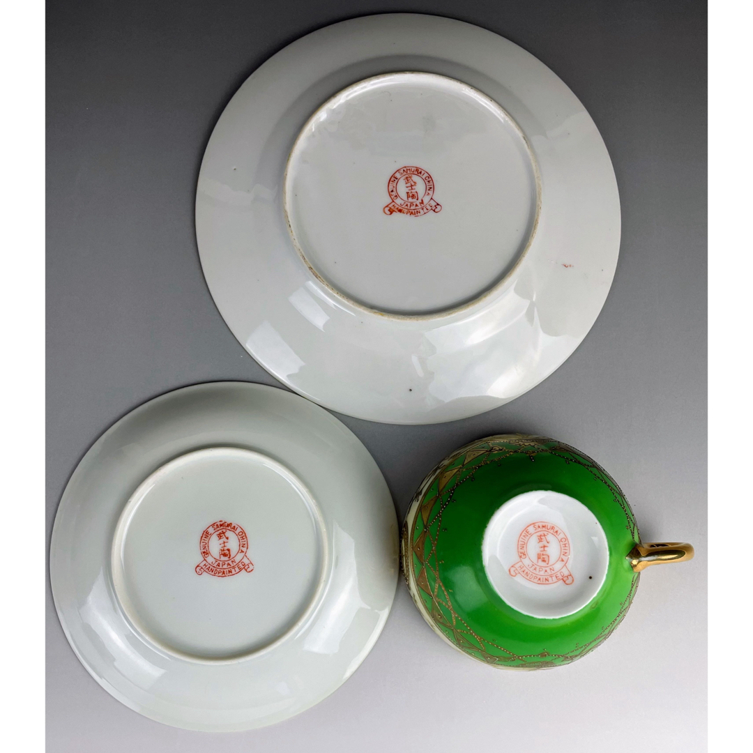 Noritake - オールドニッポン ティーカップ ソーサー トリオ Noritake - オールドニッポン ティーカップ ソーサー トリオ