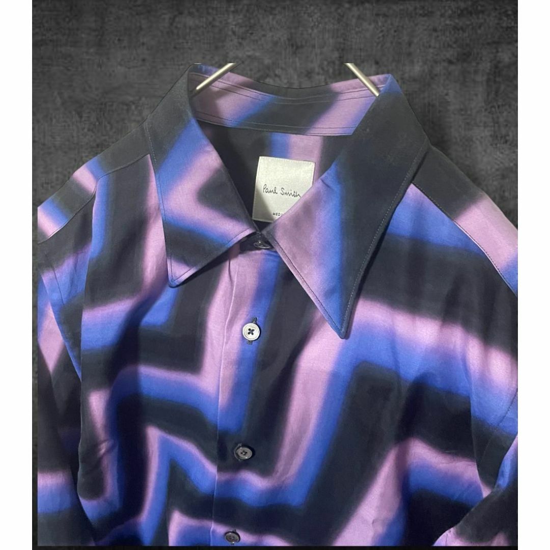 Paul Smith - ポールスミス Paul Smith zig-zag ジグザグ 総柄 Paul Smith - ポールスミス Paul Smith zig-zag ジグザグ 総柄