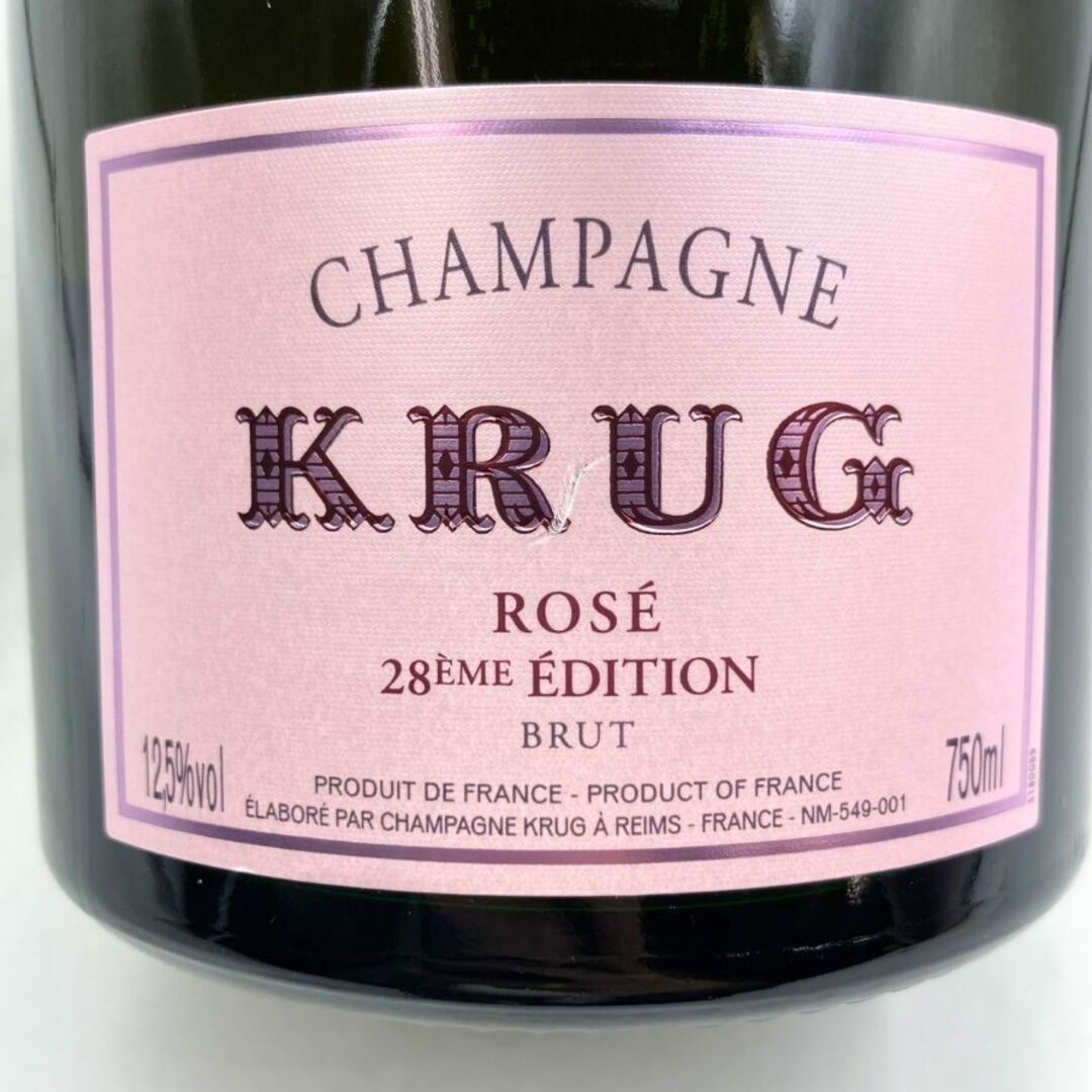 Krug - クリュッグ ロゼ 750ml 12.5% KRUG ROSE【D3】の通販 by Krug - クリュッグ ロゼ 750ml 12.5% KRUG ROSE【D3】の通販 by